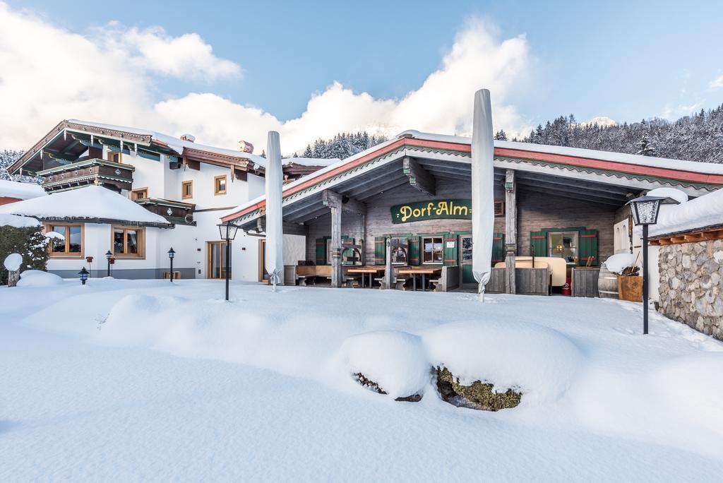 Pension Restaurant Dorfalm 莱奥冈 外观 照片