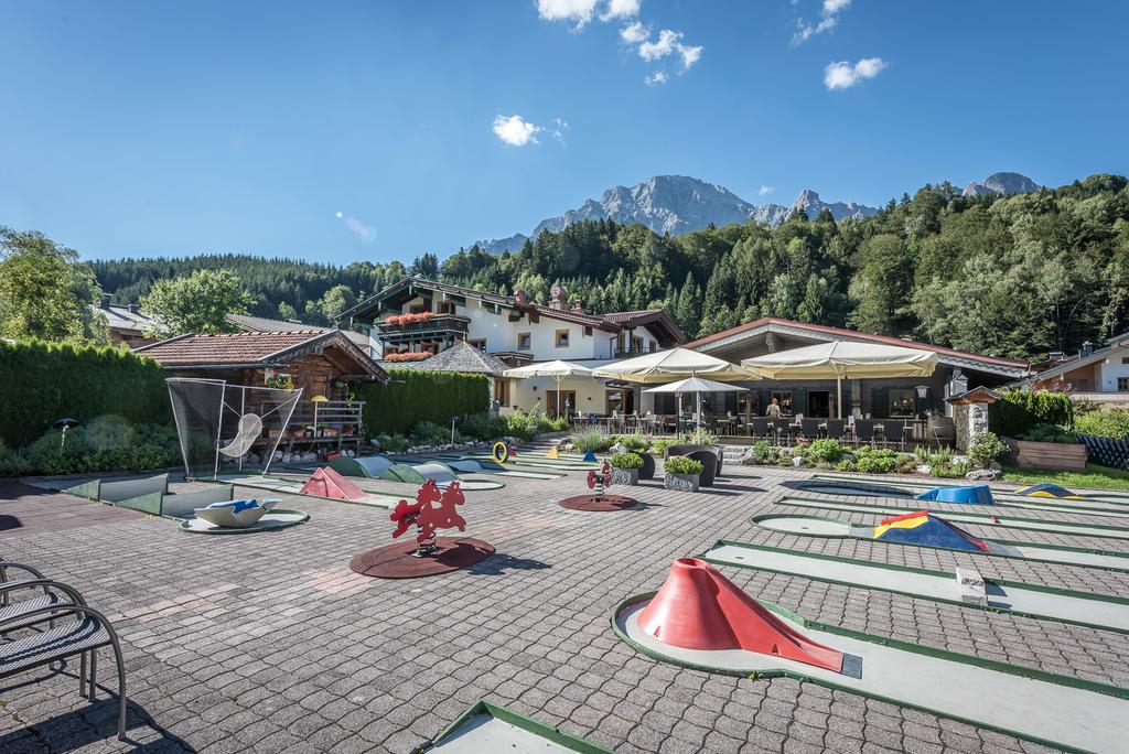 Pension Restaurant Dorfalm 莱奥冈 外观 照片